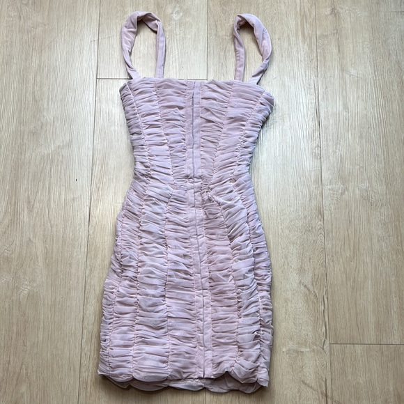 NEW! House of CB Cate ruched minidress, SIZE XS 1099 - Picture 5 of 8